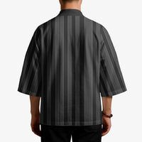 Liberia Black Kpelle Traditional Pattern Kimono - Wonder Print Shop