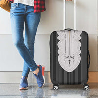 Liberia Black Kpelle Traditional Pattern Luggage Cover - Wonder Print Shop