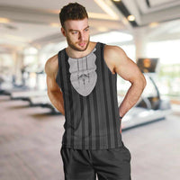 Liberia Black Kpelle Traditional Pattern Men Tank Top - Wonder Print Shop