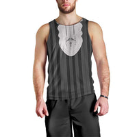 Liberia Black Kpelle Traditional Pattern Men Tank Top - Wonder Print Shop