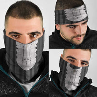 Liberia Black Kpelle Traditional Pattern Neck Gaiter - Wonder Print Shop