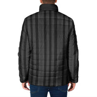 Liberia Black Kpelle Traditional Pattern Padded Jacket - Wonder Print Shop