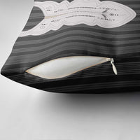 Liberia Black Kpelle Traditional Pattern Pillow Cover - Wonder Print Shop