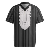 Liberia Black Kpelle Traditional Pattern Rugby Jersey - Wonder Print Shop