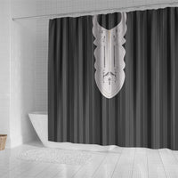 Liberia Black Kpelle Traditional Pattern Shower Curtain - Wonder Print Shop