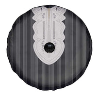 Liberia Black Kpelle Traditional Pattern Spare Tire Cover - Wonder Print Shop