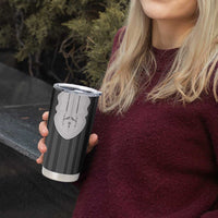 Liberia Black Kpelle Traditional Pattern Tumbler Cup - Wonder Print Shop