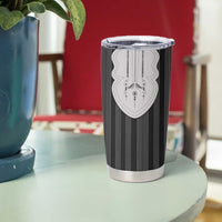 Liberia Black Kpelle Traditional Pattern Tumbler Cup - Wonder Print Shop