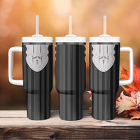 Liberia Black Kpelle Traditional Pattern Tumbler With Handle - Wonder Print Shop