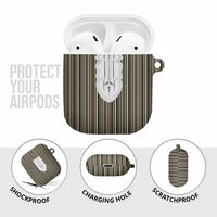 Liberia Brown Kpelle Traditional Pattern AirPods Case - Wonder Print Shop