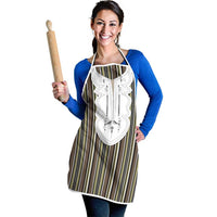 Liberia Brown Kpelle Traditional Pattern Apron - Wonder Print Shop