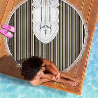 Liberia Brown Kpelle Traditional Pattern Beach Blanket - Wonder Print Shop