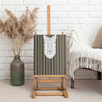 Liberia Brown Kpelle Traditional Pattern Canvas Wall Art - Wonder Print Shop