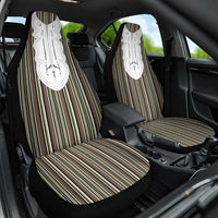 Liberia Brown Kpelle Traditional Pattern Car Seat Cover - Wonder Print Shop