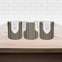 Liberia Brown Kpelle Traditional Pattern Ceramic Mug - Wonder Print Shop