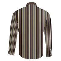 Liberia Brown Kpelle Traditional Pattern Family Matching Long Sleeve Bodycon Dress and Hawaiian Shirt - Wonder Print Shop