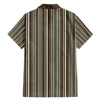 Liberia Brown Kpelle Traditional Pattern Family Matching Short Sleeve Bodycon Dress and Hawaiian Shirt - Wonder Print Shop