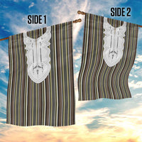 Liberia Brown Kpelle Traditional Pattern Garden Flag - Wonder Print Shop