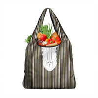 Liberia Brown Kpelle Traditional Pattern Grocery Bag - Wonder Print Shop