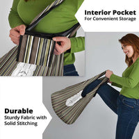 Liberia Brown Kpelle Traditional Pattern Grocery Bag - Wonder Print Shop