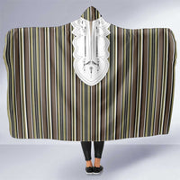 Liberia Brown Kpelle Traditional Pattern Hooded Blanket - Wonder Print Shop