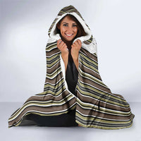 Liberia Brown Kpelle Traditional Pattern Hooded Blanket - Wonder Print Shop