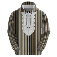 Liberia Brown Kpelle Traditional Pattern Hoodie - Wonder Print Shop