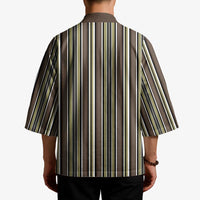 Liberia Brown Kpelle Traditional Pattern Kimono - Wonder Print Shop