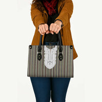 Liberia Brown Kpelle Traditional Pattern Leather Bag - Wonder Print Shop