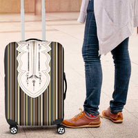 Liberia Brown Kpelle Traditional Pattern Luggage Cover - Wonder Print Shop