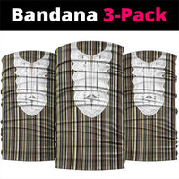 Liberia Brown Kpelle Traditional Pattern Neck Gaiter - Wonder Print Shop