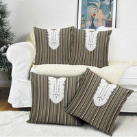 Liberia Brown Kpelle Traditional Pattern Pillow Cover - Wonder Print Shop