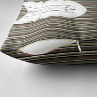 Liberia Brown Kpelle Traditional Pattern Pillow Cover - Wonder Print Shop