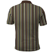 Liberia Brown Kpelle Traditional Pattern Polo Shirt - Wonder Print Shop