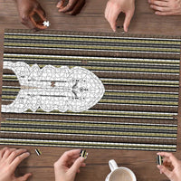 Liberia Brown Kpelle Traditional Pattern Puzzle - Wonder Print Shop