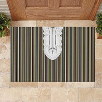 Liberia Brown Kpelle Traditional Pattern Rubber Doormat - Wonder Print Shop