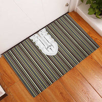 Liberia Brown Kpelle Traditional Pattern Rubber Doormat - Wonder Print Shop