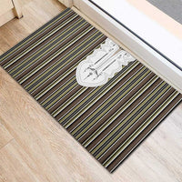 Liberia Brown Kpelle Traditional Pattern Rubber Doormat - Wonder Print Shop