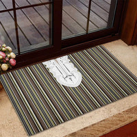 Liberia Brown Kpelle Traditional Pattern Rubber Doormat - Wonder Print Shop