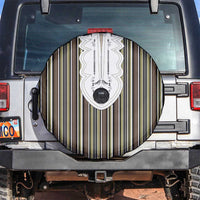 Liberia Brown Kpelle Traditional Pattern Spare Tire Cover - Wonder Print Shop