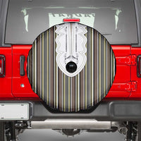 Liberia Brown Kpelle Traditional Pattern Spare Tire Cover - Wonder Print Shop