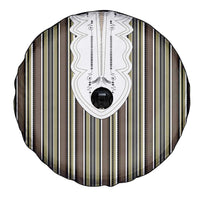 Liberia Brown Kpelle Traditional Pattern Spare Tire Cover - Wonder Print Shop