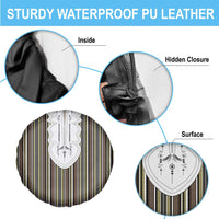 Liberia Brown Kpelle Traditional Pattern Spare Tire Cover - Wonder Print Shop