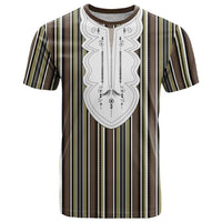 Liberia Brown Kpelle Traditional Pattern T Shirt - Wonder Print Shop