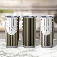 Liberia Brown Kpelle Traditional Pattern Tumbler Cup - Wonder Print Shop