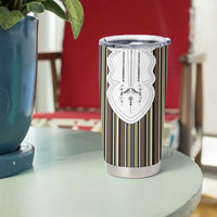 Liberia Brown Kpelle Traditional Pattern Tumbler Cup - Wonder Print Shop