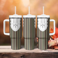 Liberia Brown Kpelle Traditional Pattern Tumbler With Handle - Wonder Print Shop