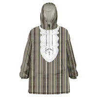 Liberia Brown Kpelle Traditional Pattern Wearable Blanket Hoodie - Wonder Print Shop