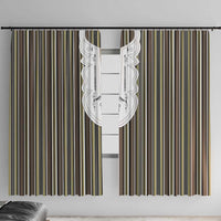 Liberia Brown Kpelle Traditional Pattern Window Curtain - Wonder Print Shop