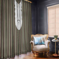 Liberia Brown Kpelle Traditional Pattern Window Curtain - Wonder Print Shop